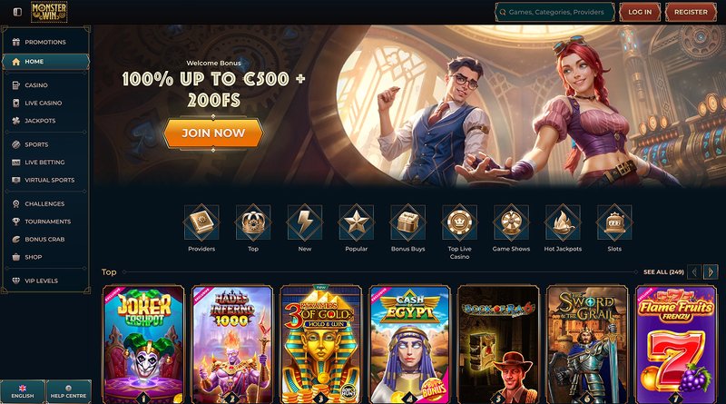Erleben Sie das Monsterwin Casino in Deutschland mit exklusiven Online-Boni